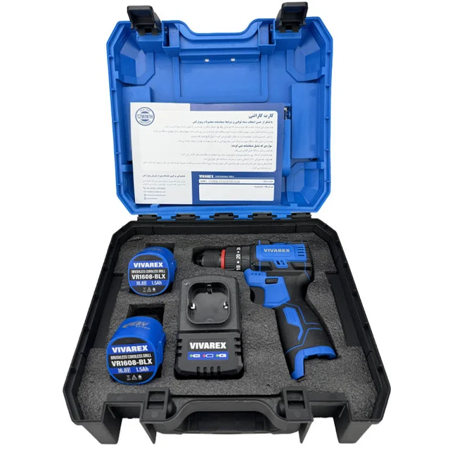 پیچ گوشتی شارژی ویوارکس مدل VR1608 BLX 101560362