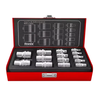 جعبه بکس ترکیبی 14 پارچه E رونیکس RH-2695