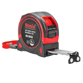 متر پلاستیکی روکش دار دو طرفه نشکن 8 متری رونیکس rh-9040
